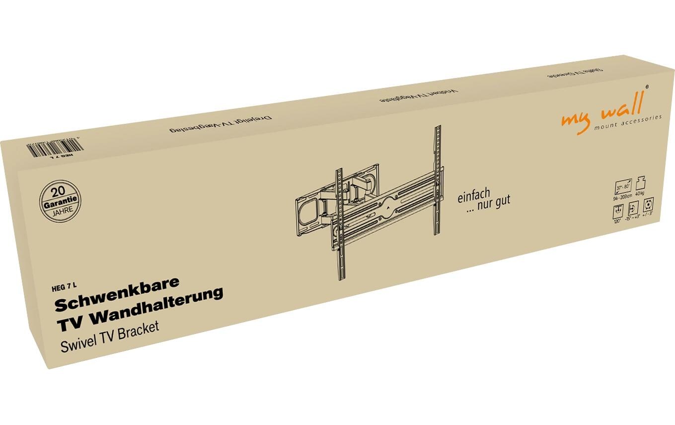 My Wall Wandhalterung HEG7L Economy-Line Schwarz/Keine Angabe