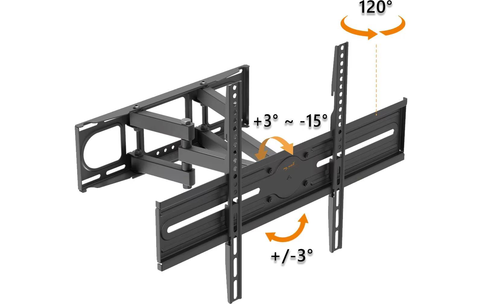 My Wall Wandhalterung HEG7L Economy-Line Schwarz/Keine Angabe