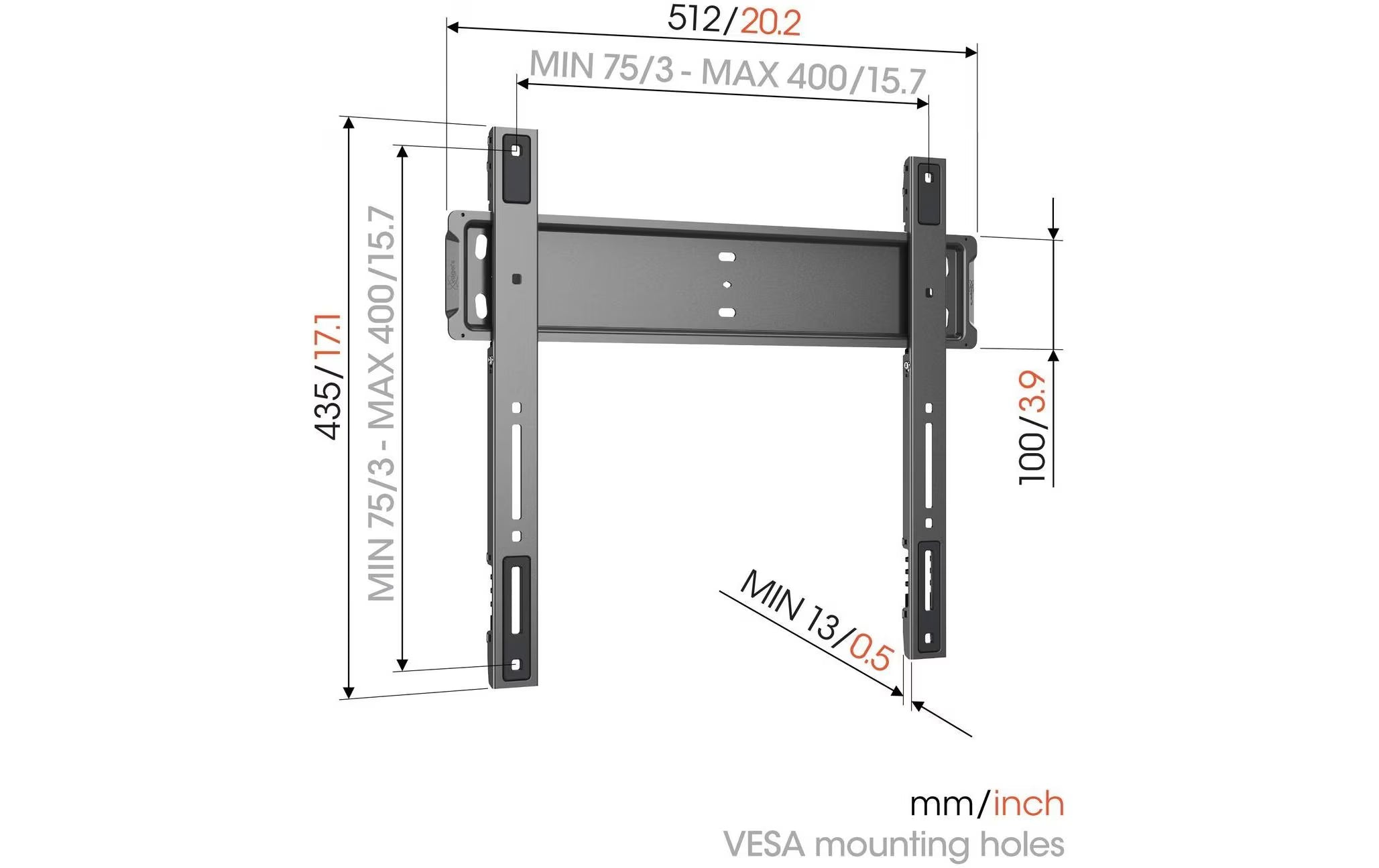 Vogel's Wandhalterung TVM5505B Schwarz