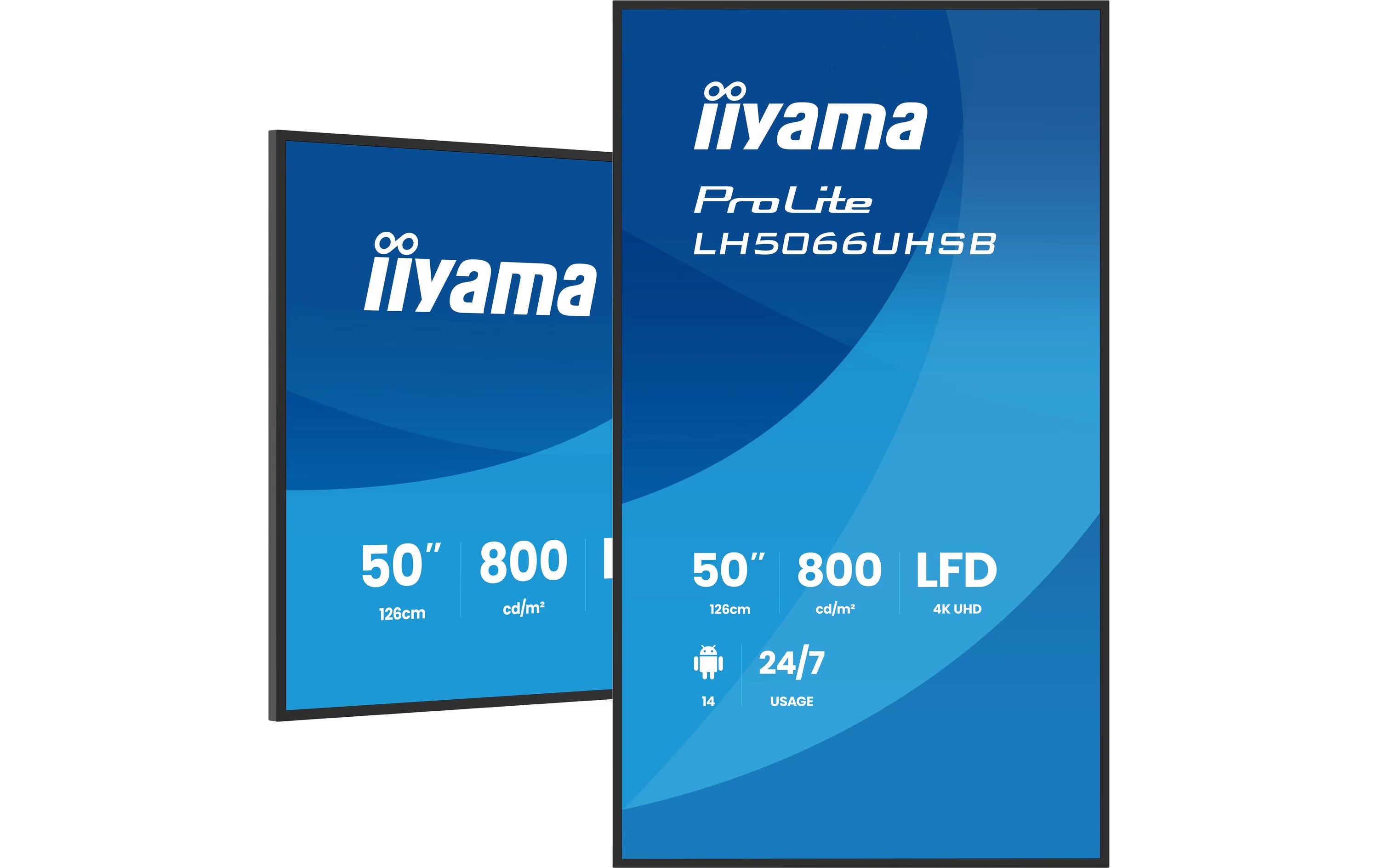 iiyama Public Display ProLite LH5066UHSB-B1AG 50 "