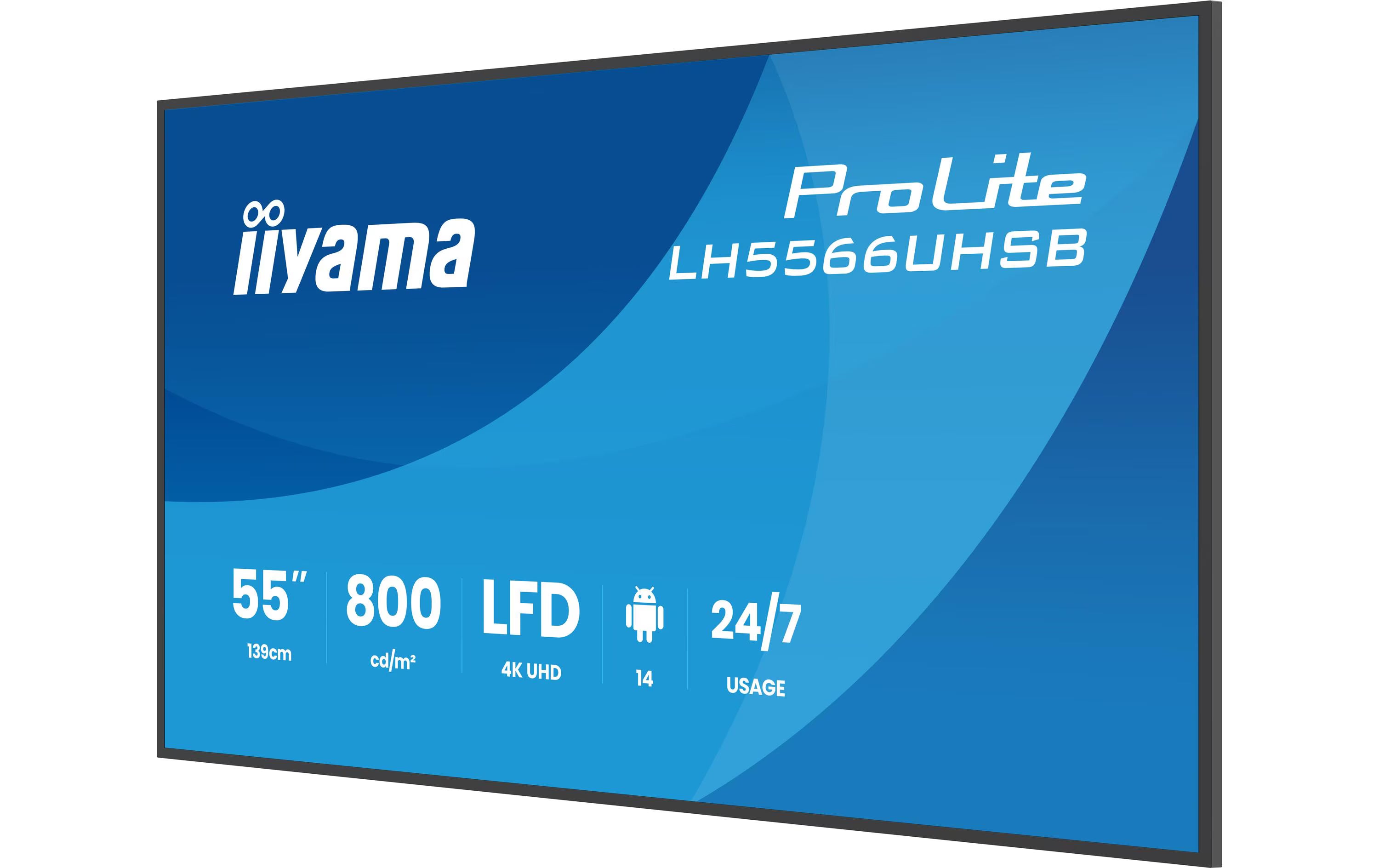 iiyama Public Display ProLite LH5566UHSB-B1AG 55 "