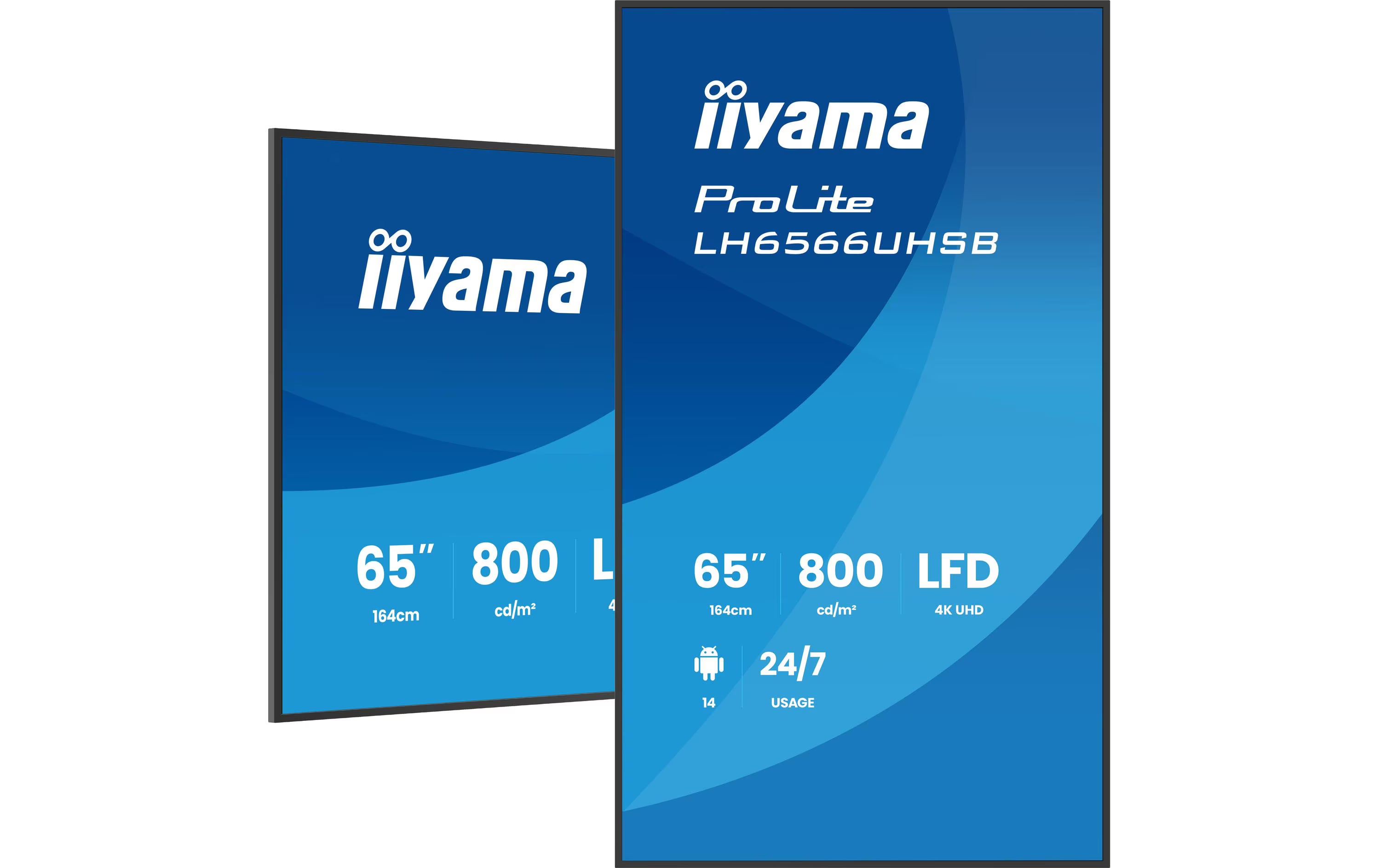 iiyama Public Display ProLite LH6566UHSB-B1AG 65 "