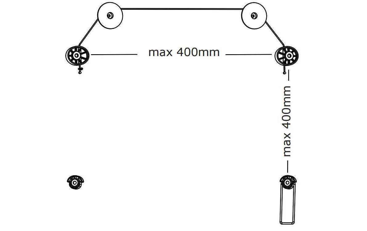 NEOMOUNTS Wandhalterung PLASMA-W800 Schwarz