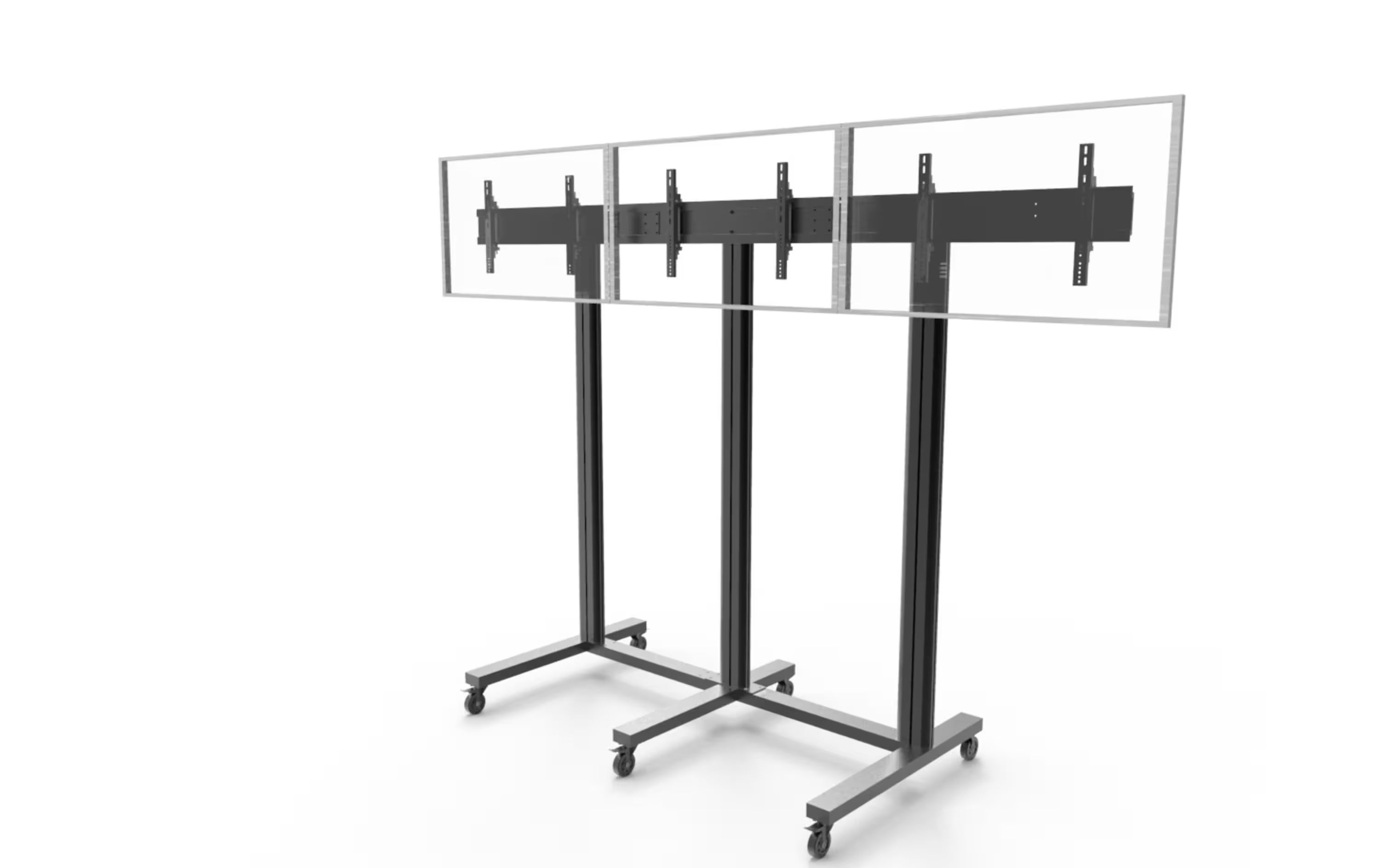 Multibrackets Wandhalterung Video Wall Stand 3-screens 9789 Schwarz