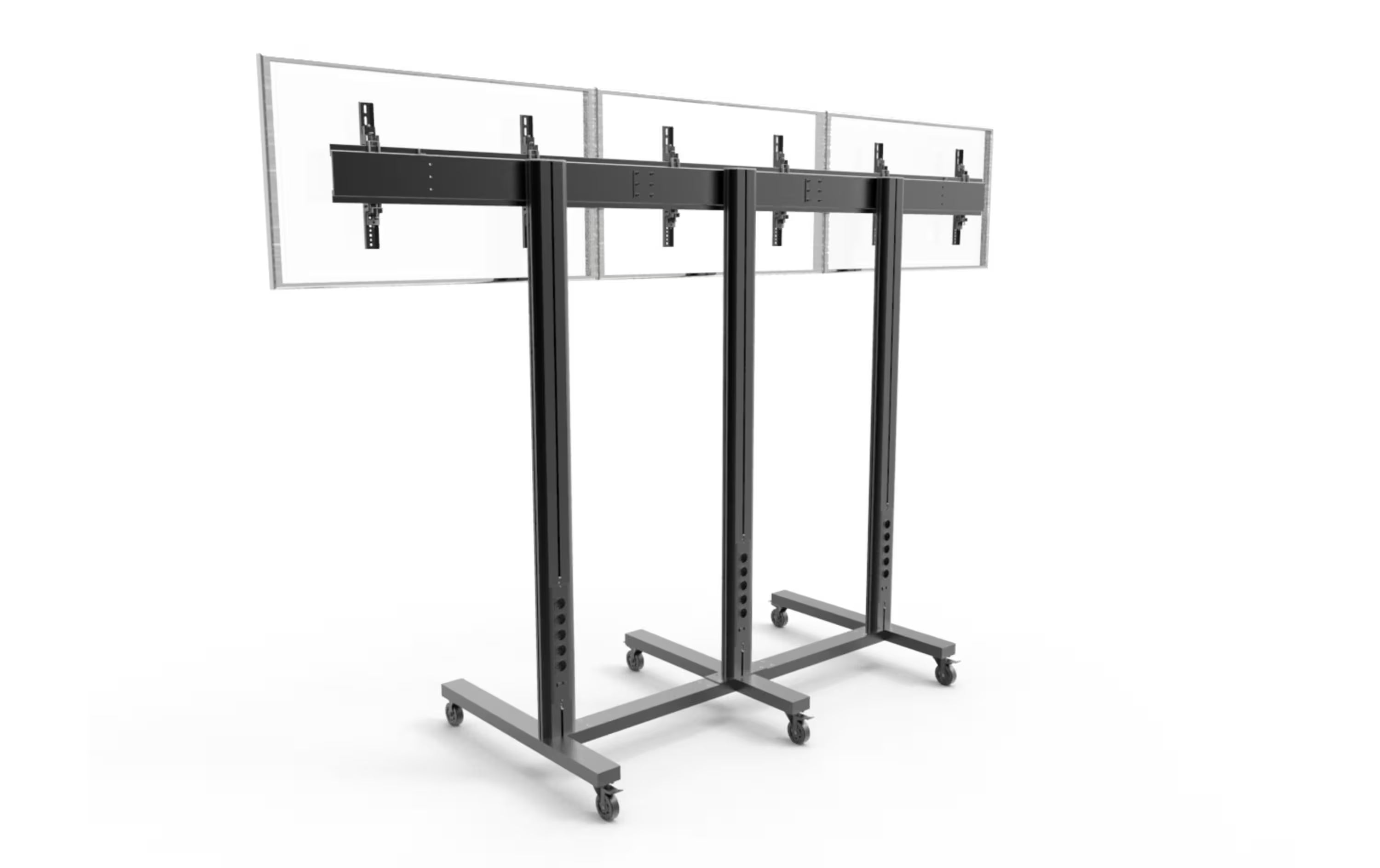 Multibrackets Wandhalterung Video Wall Stand 3-screens 9789 Schwarz
