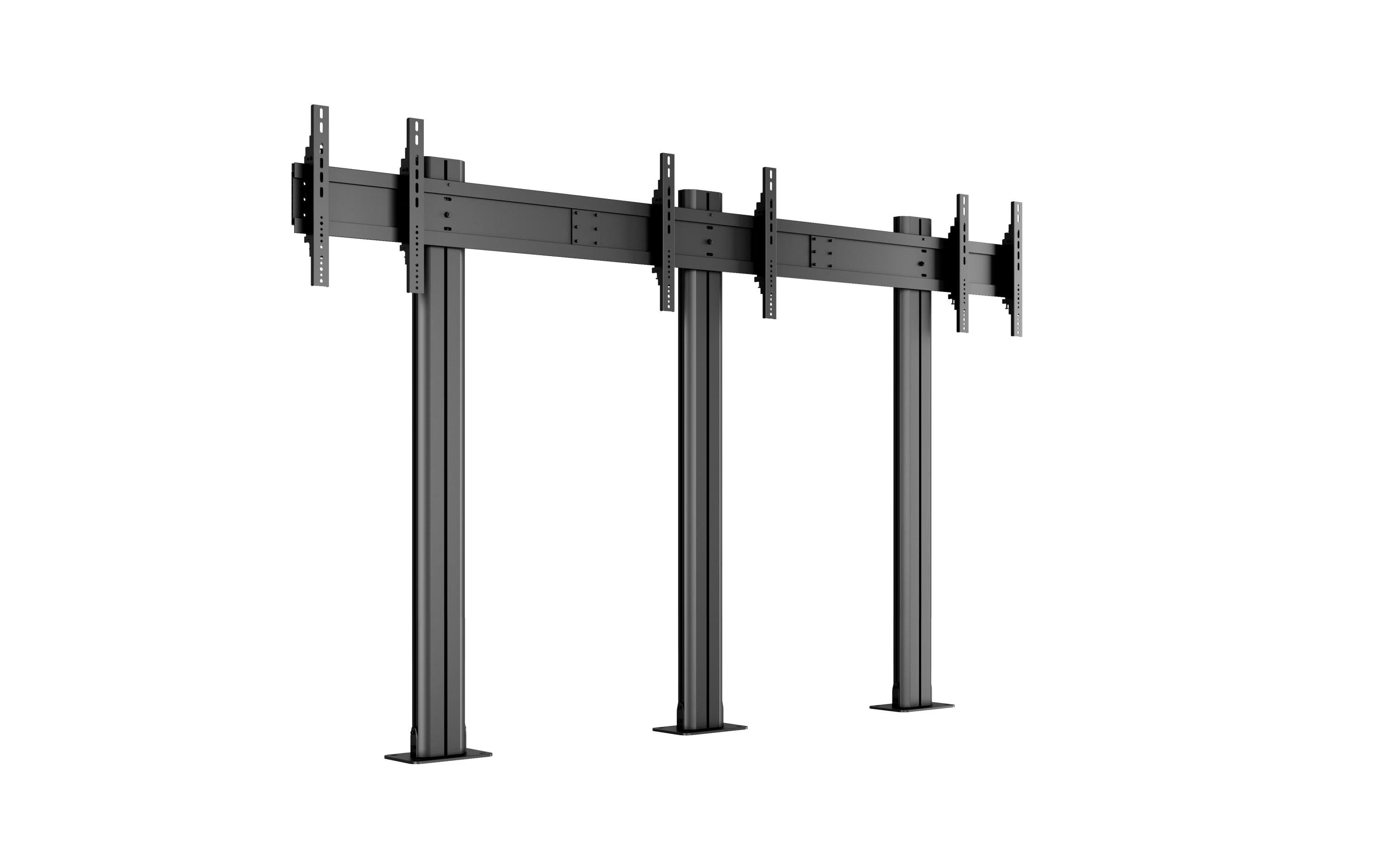 Multibrackets Wandhalterung Video Wall Stand 3-screens 9789 Schwarz