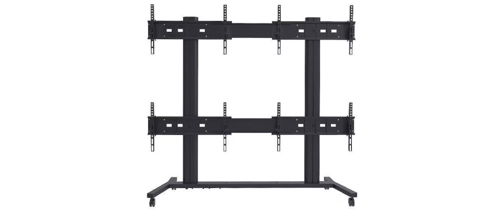 Multibrackets TV-Trolley Video Wall Stand 4-Screens 9710 Schwarz